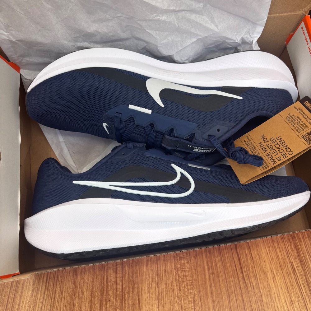 Nike Downshifter‎ 13 Running Shoes Mens 12 Midnight Navy FD6454-400 Sneaker NEW - Picture 6 of 7